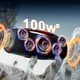 Портативная Bluetooth колонка 100W 18000mAh IPX6 черный Hopestar A60 для дома и активного отдыха - изображение 8