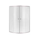 Душевая кабина Lidz Latwa SC90x90.SAT.HIGH.FR, стекло Frost 4 мм без поддона - изображение 1