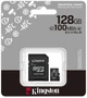 Карта памяти Kingston Industrial microSDXC 128GB Class 10 UHS-I U3 V30 A1 + SD-адаптер (SDCIT2/128GB) - изображение 4
