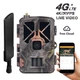4G Фотоловушка, охотничья камера Suntek Huntcam HC-935 PLUS, 30MP, с поддержкой live приложения 4K онлайн режим обзор 120° IP65 - изображение 1