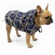 Куртка дождевик для собак UMYKO BLUE, Your Stylish Hunter, разноцветный, Размер S, Непромокаемый жилет с капюшоном и подкладкой Omni-Heat для французского бульдога, мопса, амбулли и других пород собак, SKU 005100 - изображение 12