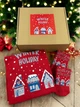 Чоловічий подарунковий набір бокс Winter Holiday для нього (піжама+шкарпетки) COSY M Червоний (cosy4820938) - зображення 1