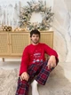 Чоловічий подарунковий набір бокс Winter Holiday для нього (піжама+шкарпетки) COSY M Червоний (cosy4820938) - зображення 4