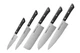 Набор из 5 кухонных ножей Samura Harakiri (SHR-0250B) - изображение 1
