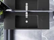 Раковина, умивальник підвісний Status Leroy 120 Black - зображення 4