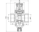 Редуктор тиску води Thermo Alliance Standart 3/4" (1-6 бар), з маномером, поршневий, SF241W20 - зображення 2