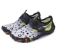 Детская обувь для пляжа и кораллов аквашузы Diving shoes серые с черным 31 ( 20,5 см ) 501 - изображение 2