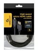 Кабель Cablexpert CC-HDMID-10, HDMI-D (micro) на HDMI V.2.0, 4K 60 Гц, с позолоченными контактами, 3 м - изображение 6