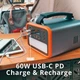Зарядна станція Energizer PPS240W2 / 150 Вт / 230.4 Вт⋅год / LiFePO4 (PPS240W2) - зображення 7