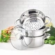 Пароварка нержавіюча Maestro - 240 мм х 5 л MR-2900-24 (000017772) - зображення 7