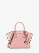 Сумка Michael Kors Avril Extra-Small Leather and Suede Pink, рожева - зображення 1