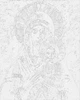 Картина по номерам Религия.Икона Божья Матерь с красками металик 40*50 см Оригами - изображение 2