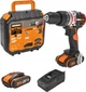 Акумуляторний дриль-шуруповерт Worx WX354 з 2 акумуляторами та зарядним пристроєм (6924328326267) - зображення 2