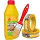 Комплект для очистки высолов от загрязнений Sika Sikagard-S 1 л + кисть Beorol Universal 30*15 мм + BEOROL BRUTAL 90 дней UV Washi Paper 30 мм*33 м - изображение 1