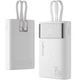 УМБ LaKuun Power Bank Повербанк 20000 mAh 35W Super Fast Charge Built-In Lighting and USB-C Cable White(LK08) - зображення 1
