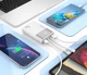 УМБ LaKuun Power Bank Повербанк 20000 mAh 35W Super Fast Charge Built-In Lighting and USB-C Cable White(LK08) - зображення 5