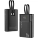 УМБ LaKuun Power Bank Повербанк 20000 mAh 35W Super Fast Charge Built-In Lighting and USB-C Cable Black (LK08) - зображення 1
