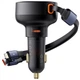 Автомобільний зарядний пристрій Baseus Enjoyment Pro Car Charger Type-C + Retractable C&iP Cable 60W C00057802111-00 Black - зображення 1