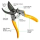 Секатор садовый Gruntek Phoenix - 359019 - изображение 6