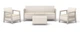 Диван для саду та терасі Keter Scandi Linea 3 Seater Sofa 264048 бежевий/світло-бежевий - зображення 4