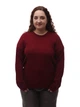 Джемпер женский OneSize Бордовый DIKS (711022-OneSize) - изображение 1