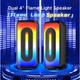 Портативна Bluetooth колонка BT 2421 з мікрофоном 20Вт акустична система з підсвіткою караоке USB TF FM TWS колонка з аккумулятором бездротова музична колонка для дому вечірок та відпочинку - зображення 4