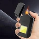Електроімпульсна спіральна USB-запальничка LOVERS LV-6002 з ліхтариком, електрична без газу, вітростійка, аккумуляторна, компактна, для сигарет, свічок, подорожей та щоденного використання - изображение 1