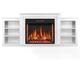 Електрокамін ArtiFlame Vogue AF28S білий звук горіння вогню - зображення 2