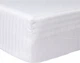 Простынь на резинке Moon&Star Royal White Satin Stripe 80х190х25 см (MS-850005321) - изображение 1