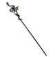 Шпилька для волос змея металлическая 18 см, hair stick для пучка, готический аксессуар - изображение 2