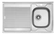 Кухонная мойка накладная UKINOX STM 1000 600 GT 5C R матовая - изображение 1