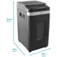 Уничтожитель документов HP Pro Shred Auto 400CC A4 80g х 10л 4х12 53л поперечная резка P-4 (2822) - изображение 8