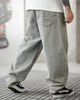 Джинсы багги Stussy Storm серые мужские деним свободный крой винтаж 34 - изображение 5