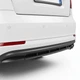 Накладка на бампер Skoda Octavia A5 2008-2013 Шкода Октавія А5 передній та задній спідниця губа канарди чорного кольору склопластик під фарбування. - зображення 8