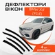 Дефлектори бічних вікон Bmw X5 F15 з 2013 - БМВ ікс 5 Ф15 вітровики - зображення 1