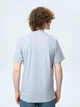 Футболка хлопковая длинная мужская ROZA 231101 2XL Серая меланж (4824005753572) - изображение 2
