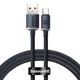 Кабель 100W Baseus Crystal Shine Series Fast Charging Data Cable Кабель USB to Type-C 5А 1.2m CAJY000401 Black - зображення 2