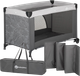 Манеж-ліжко дитяче Petite&Mars Nyja Urban Jungle Charcoal (8596202017707) - зображення 1