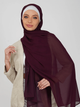 Шарф Shein sc2410011009989991 one size бордовый (100008519) - изображение 2