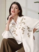 Сорочка Shein sz2410251191432362 S біла (100008423) - зображення 1