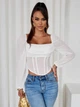 Корсетный топ Shein sz2412143585662823 XL белый (100008496) - изображение 5