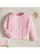 Вязаный кардиган Shein sa2211188604407111 56 см розовый (100007433) - изображение 2
