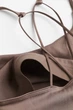 Спортивный топ H&M 1131730010c61 L коричневый (100009364) - изображение 2