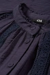 Блуза из вискозы C&A 2225216c60 38 темно-синяя (100007019) - изображение 7