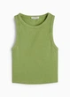 Кроп топ в рубчик C&A 2220257c24 XL зеленый (100008700) - изображение 1