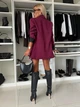 Пиджак Shein sz2409300075818590 XS фиолетовый (100007795) - изображение 7