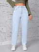 Джинсы Shein sz2303229782822243 S голубые (100008277) - изображение 4