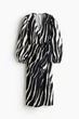 Платье из хлопка H&M 1232906001c61 M комбинированное (100009437) - изображение 3