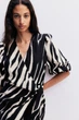 Платье из хлопка H&M 1232906001c61 M комбинированное (100009437) - изображение 5