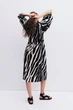 Платье из хлопка H&M 1232906001c61 M комбинированное (100009437) - изображение 7